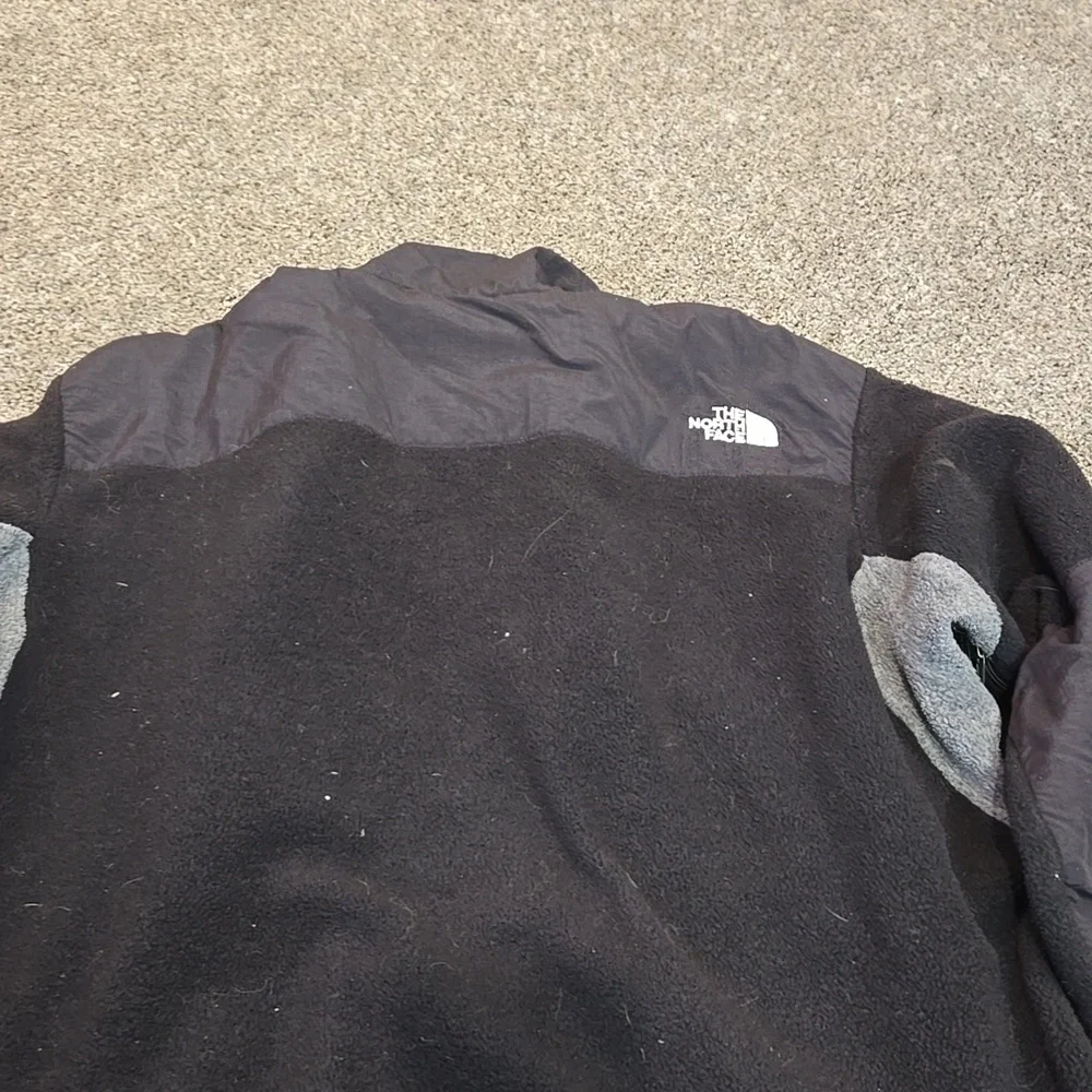 Vintage 90s The North Face Denali Fleece Jacket Mens L Black Polartec Full Zip